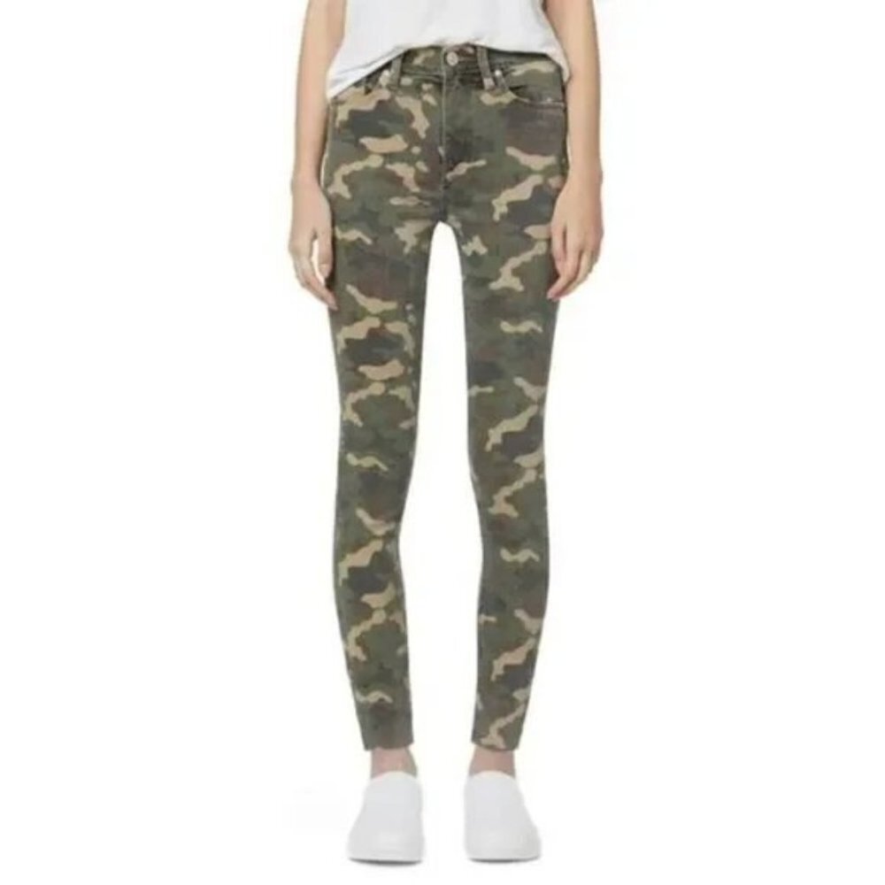 Hudson Barbara High Waist Super Skinny Ankle Jeans In Mammoth Size 23
